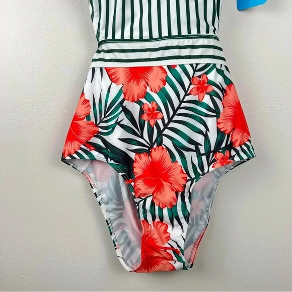 🏝️ Gorgeous Iffei One piece Swimsuit, Size Large, Beautiful Design, NWT - Picture 8 of 11